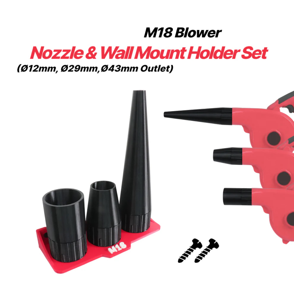 Milwaukee Drill M18 Fuel - مجموعة فوهات نافخ الهواء المكونة من