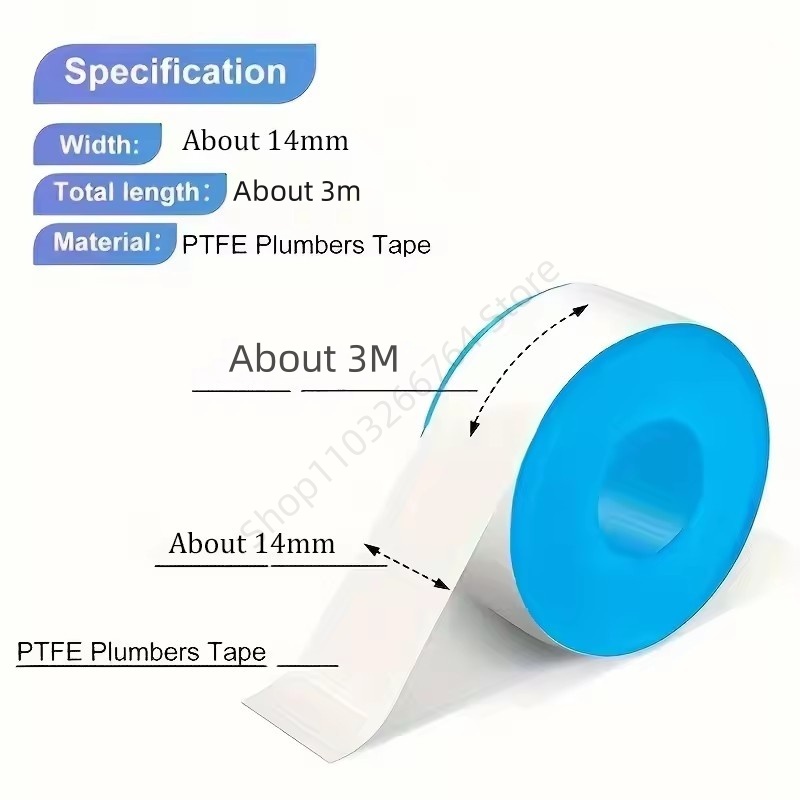 1/5/10 قطع شريط PTFE لاصق لعزل - مراجعة Ptfe Tape Thread وسعره