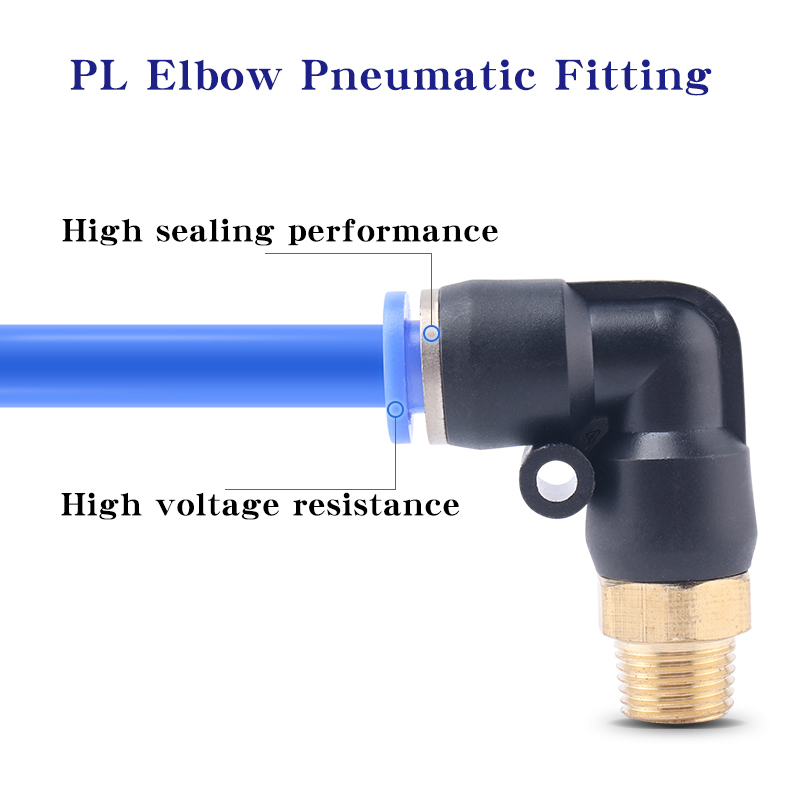 50/100PCS موصل الهواء الهوائي  - مراجعة Compression Fitting Brass وسعره